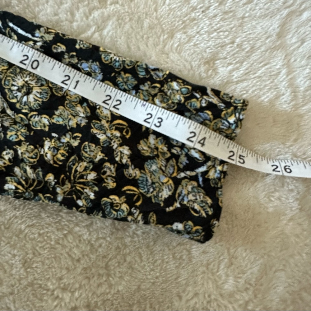 Goregous Free People Floral Paisley Long Sleeve Suqare Neck Dress Size 12 - Picture 7 of 9